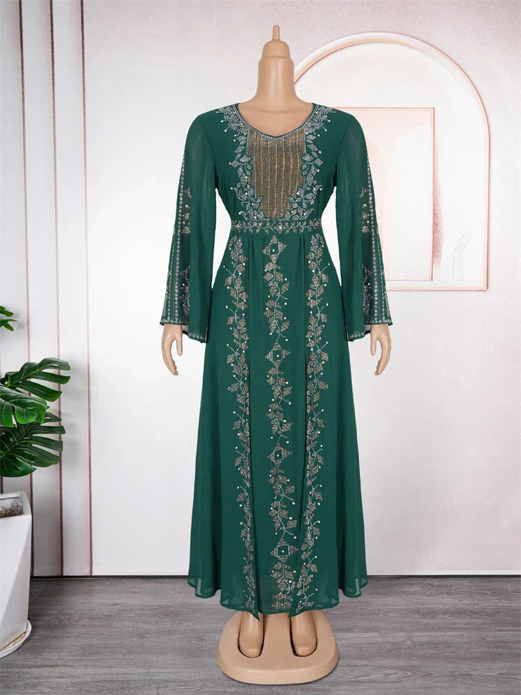 Maureen - Embroidered Evening Gown