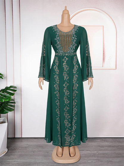 Maureen - Embroidered Evening Gown