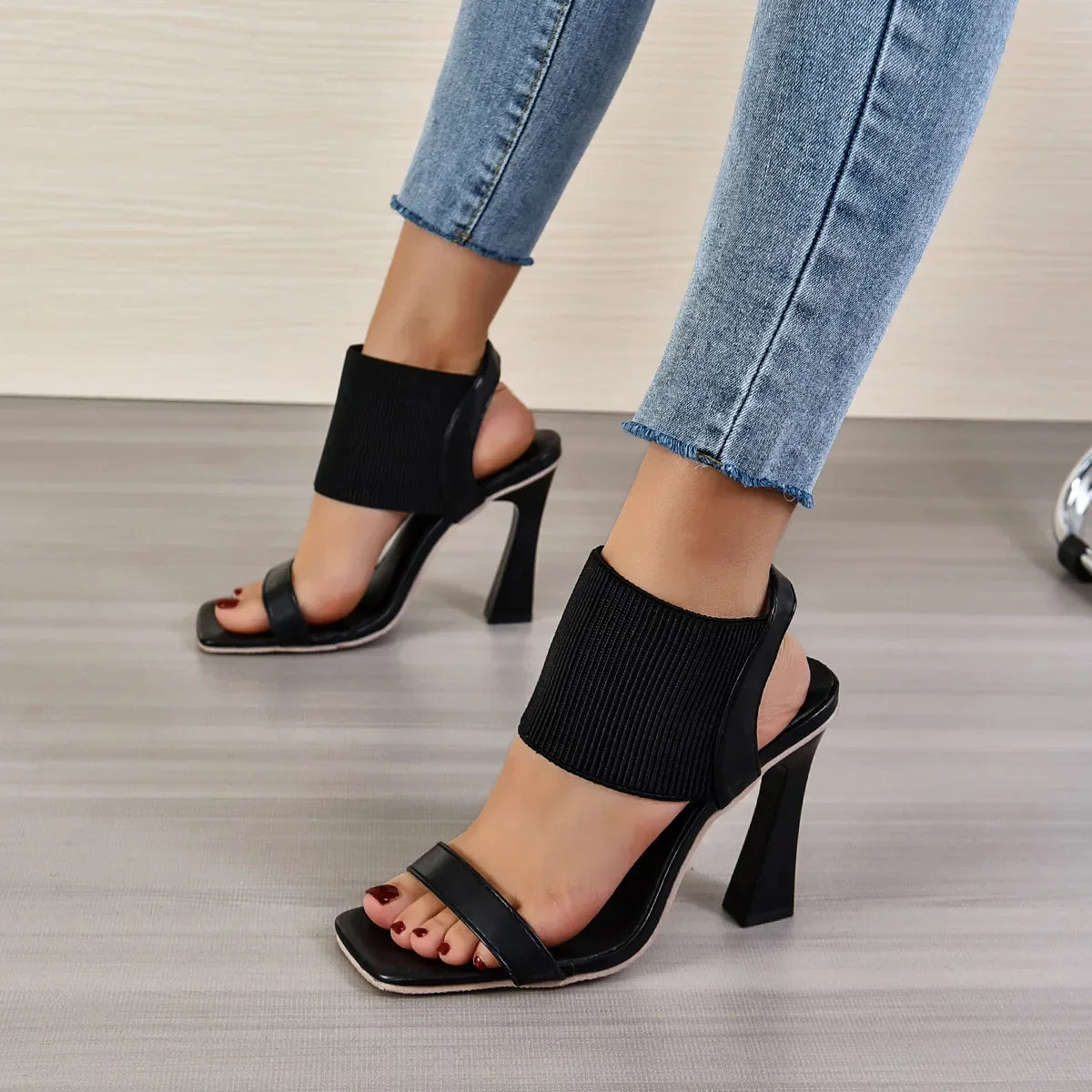 Aria - Open-Toe Heels
