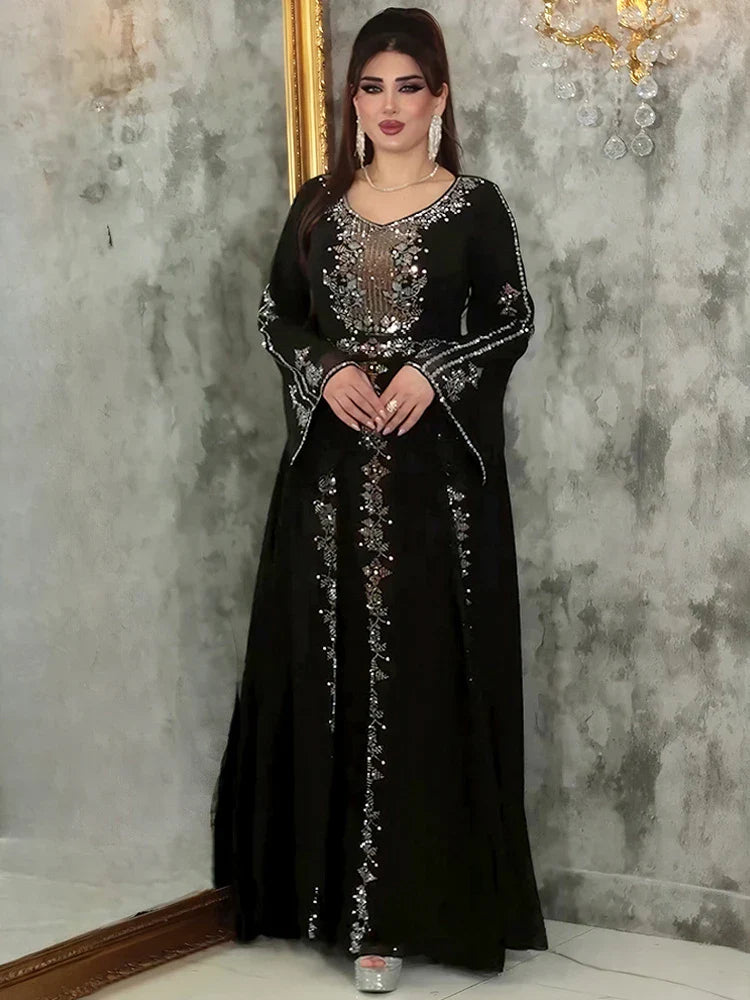 Maureen - Embroidered Evening Gown