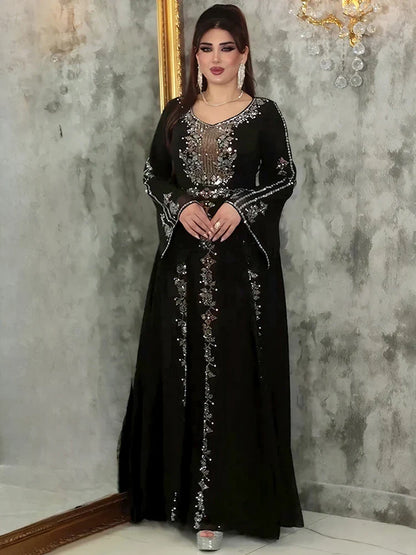 Maureen - Embroidered Evening Gown
