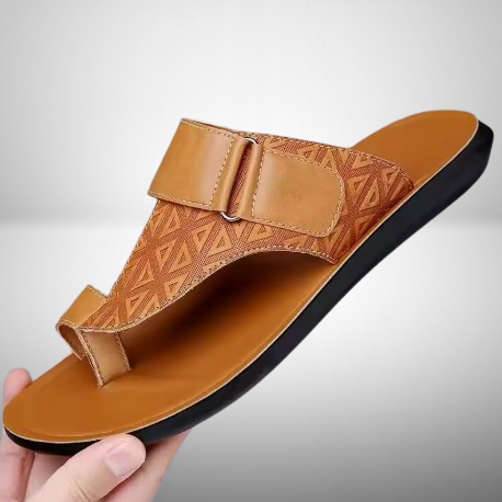 Callen Luxe™ | Bare Leather Sandals