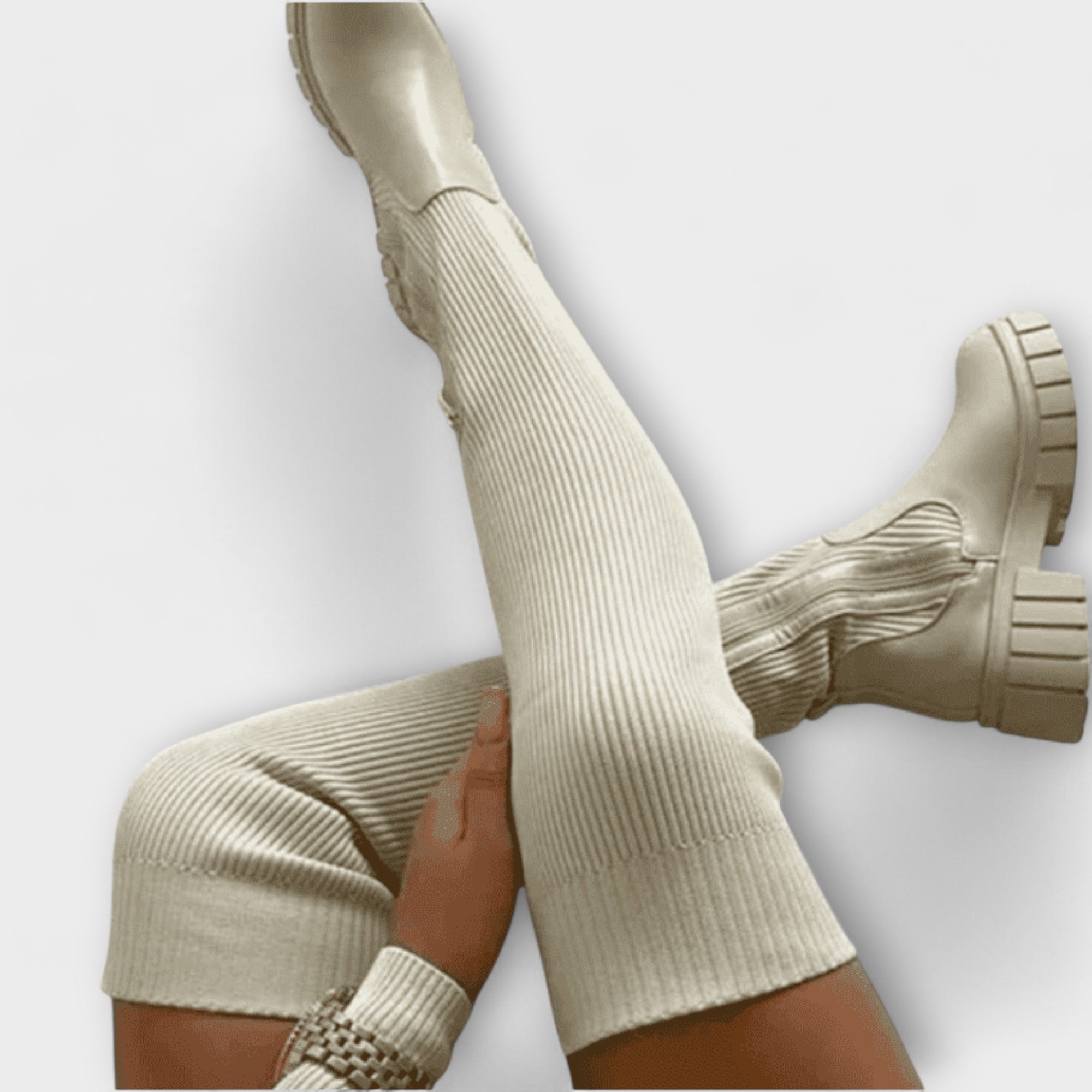 Lureva – Overknee Orthopedic Boots with Chunky Sole