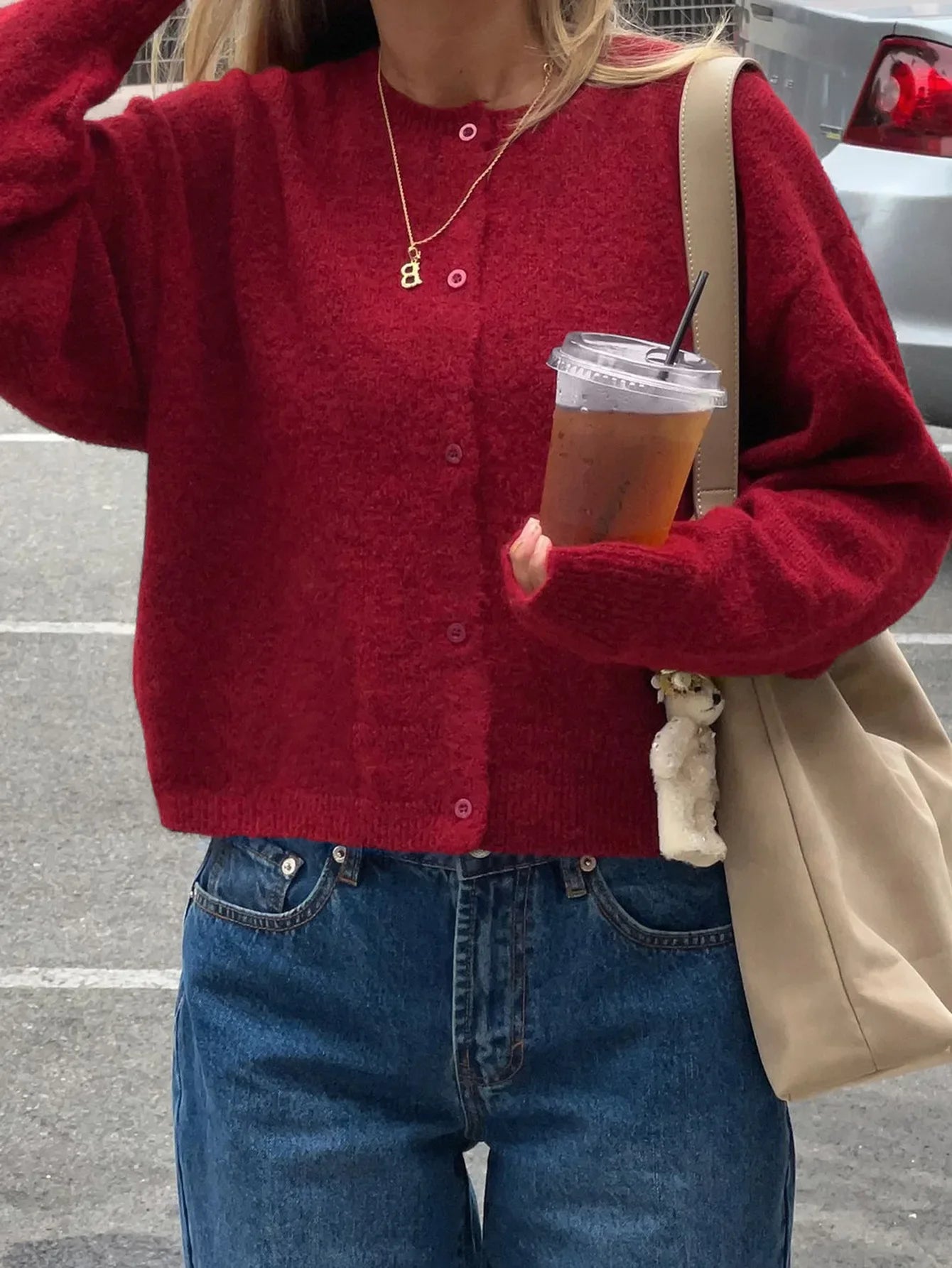 Cheryl - Knit Button Cardigan