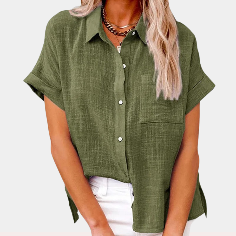 Bella - Summer Button Blouse
