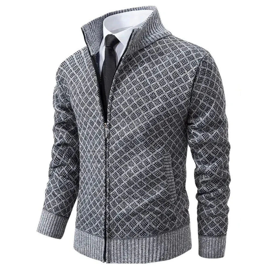 Ashford & Co. | Men’s Premium Soft-Touch Zip-Up Sweater