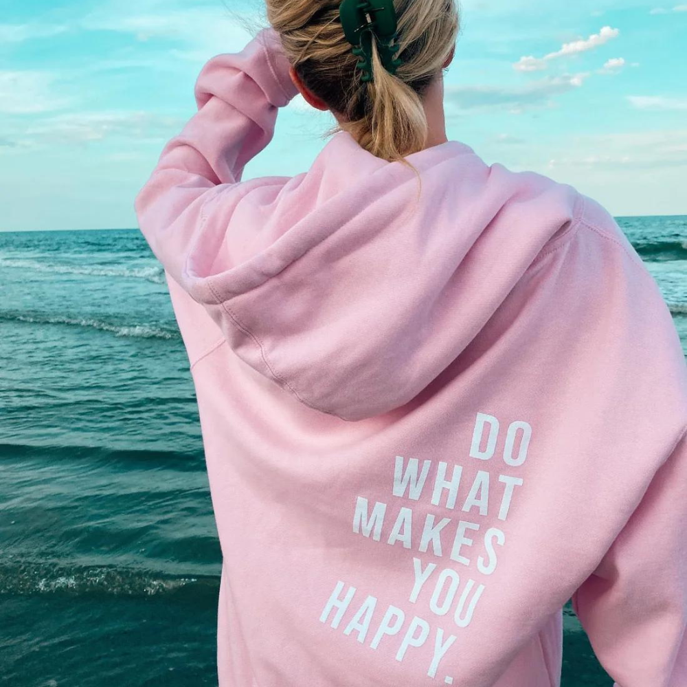 Ellie - Summer Text Back Hoodie