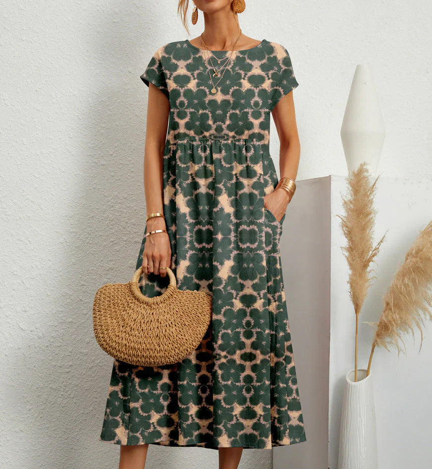 Samantha - Boho Midi Dress