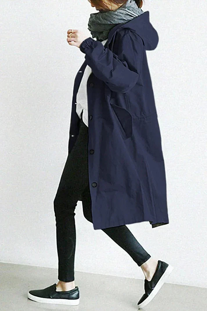 Anna - Hooded Trench Coat