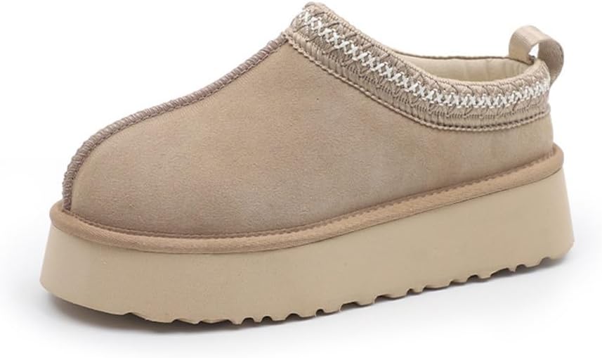 Braided Suede Platform Slippers