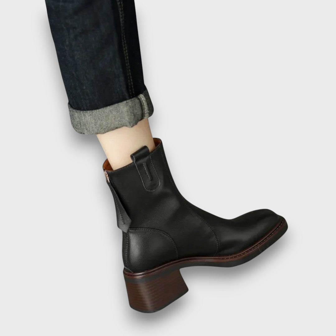 Fien – Classic Leather Ankle Boots