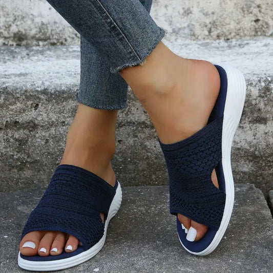 Aria - Orthopedic Open-Toe Knit Sandals