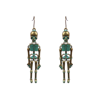 Skeleton Alloy Earrings