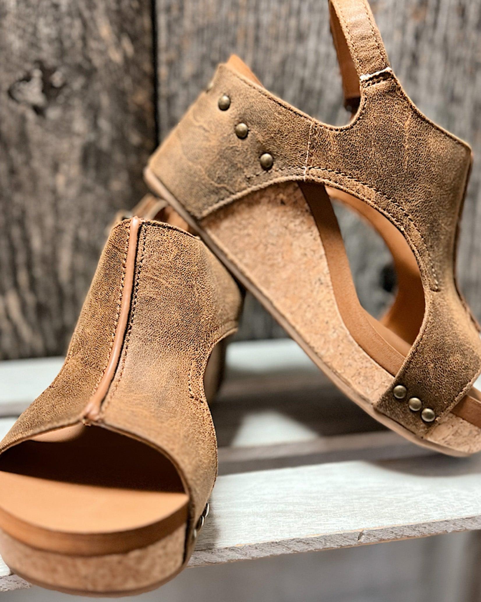 Madeline - Vegan Wedge Sandals