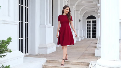 Evelyn Quinn | Retro A-Line Summer Dress