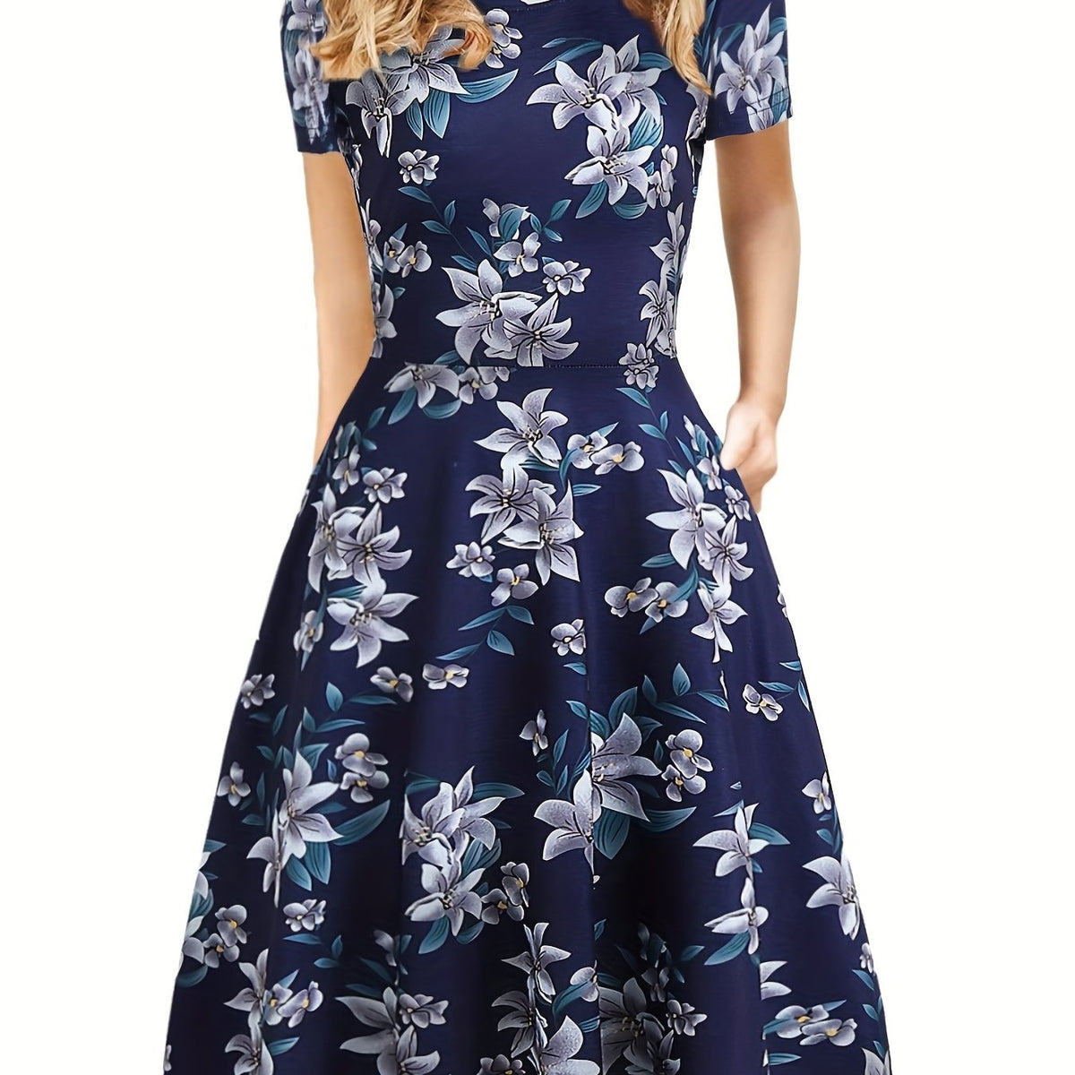 Evelyn Quinn | Retro A-Line Summer Dress