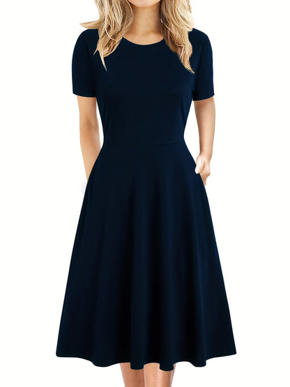 Evelyn Quinn | Retro A-Line Summer Dress