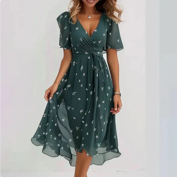 Kathy - Wrap Midi Dress