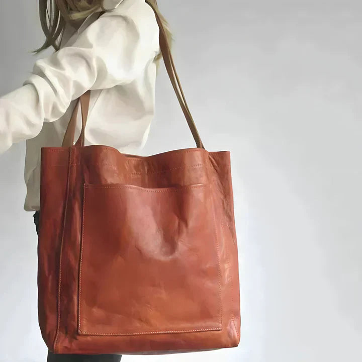 Elysia - Classic Leather Tote