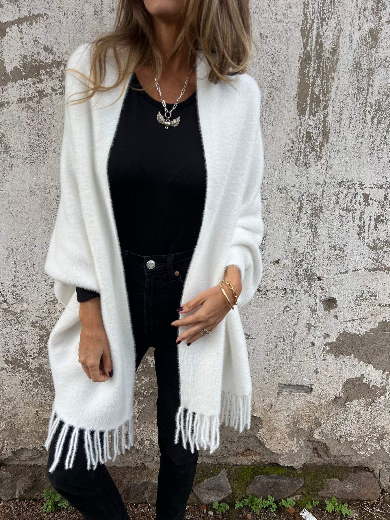 Amy | Elegant Wrap Sweater with Long Sleeves