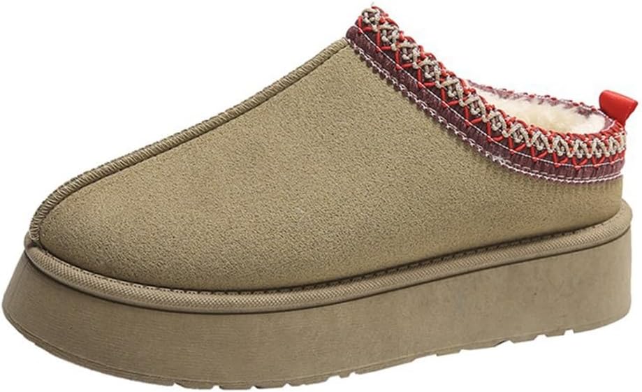 Braided Suede Platform Slippers