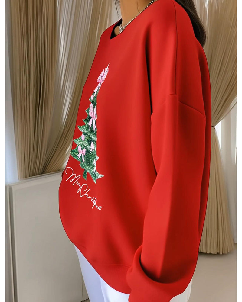 Holly | Christmas Print Sweatshirt