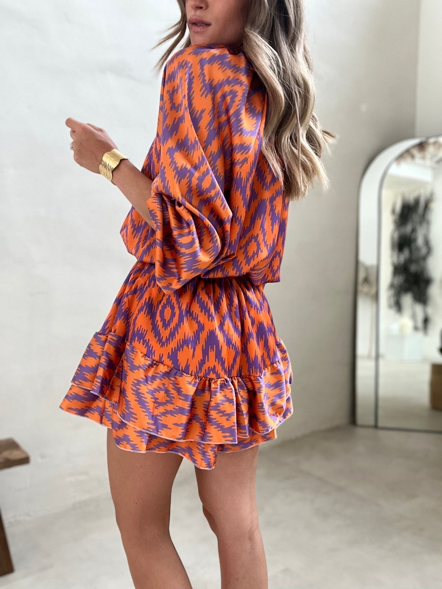 Eleanor - Ruffle Mini Dress