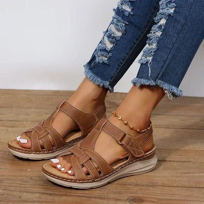 Faith - Velcro Strap Sandals