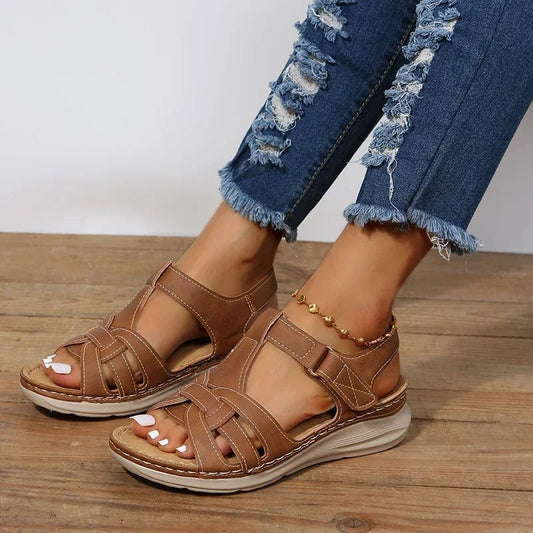Faith - Velcro Strap Sandals