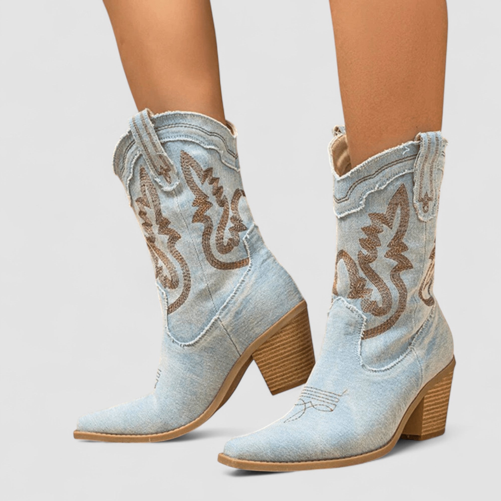 Selena™ – Orthopedic Denim Ankle Boots