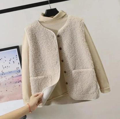Cozy Plush Vest for Women