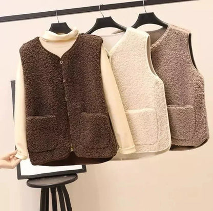 Cozy Plush Vest for Women