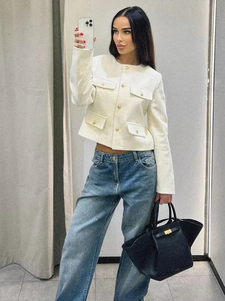 Arya - Classic Tweed Blazer