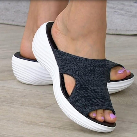 Bella - Stretch Slip-On Sandals