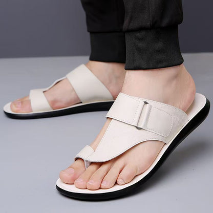Callen Luxe™ | Bare Leather Sandals