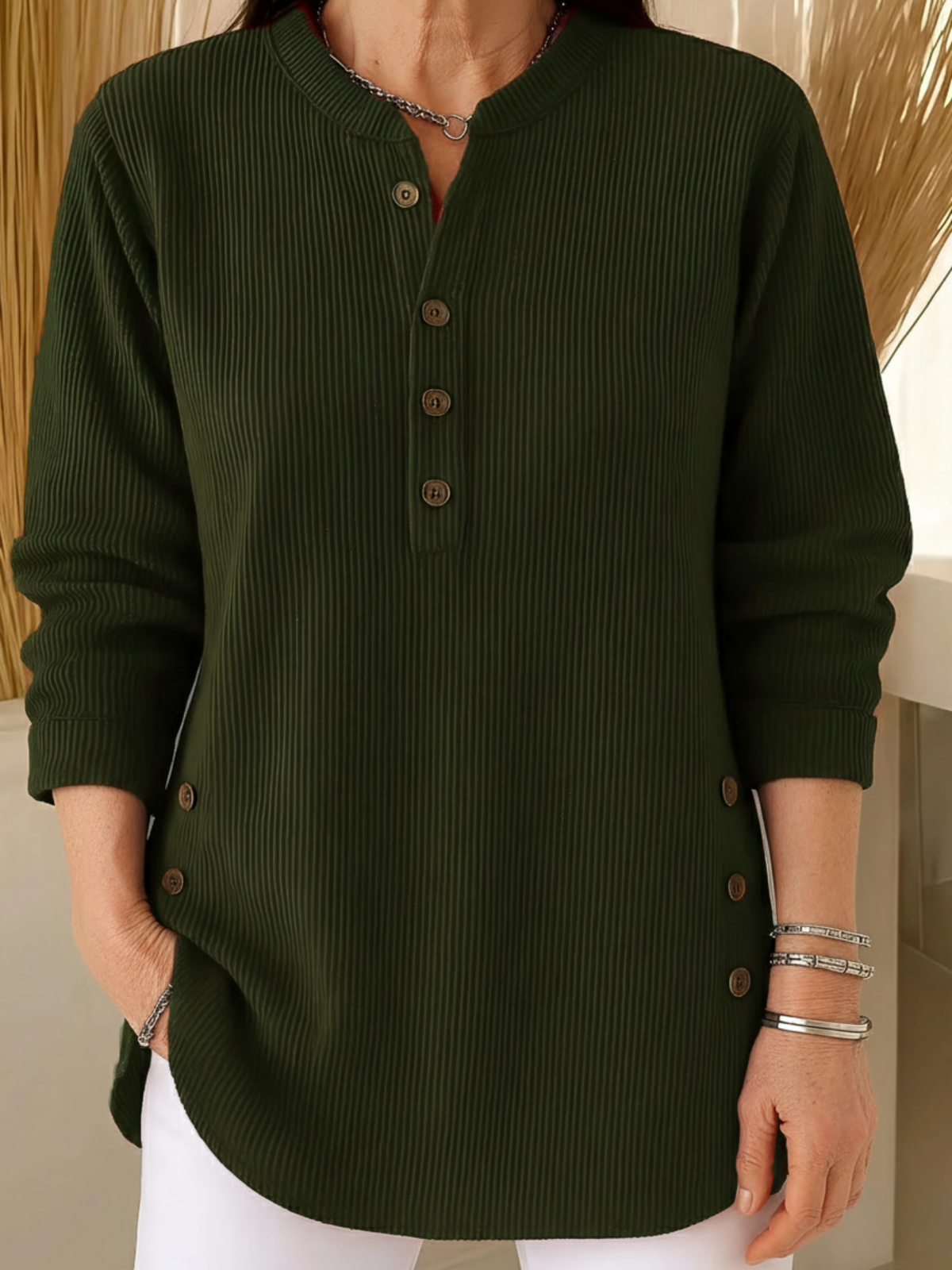 Élise™ – Solid Knit Sweater